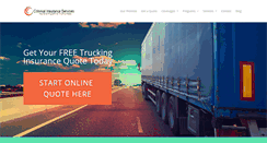 Desktop Screenshot of colonialtruckinginsurance.com